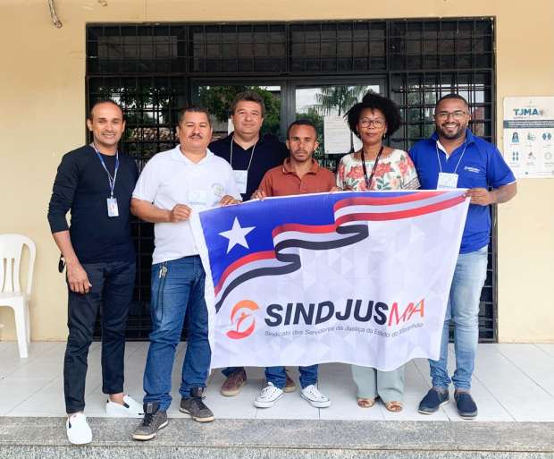 Filiados do Sindjus-MA reunidos para Assembleia Itinerante em Penalva