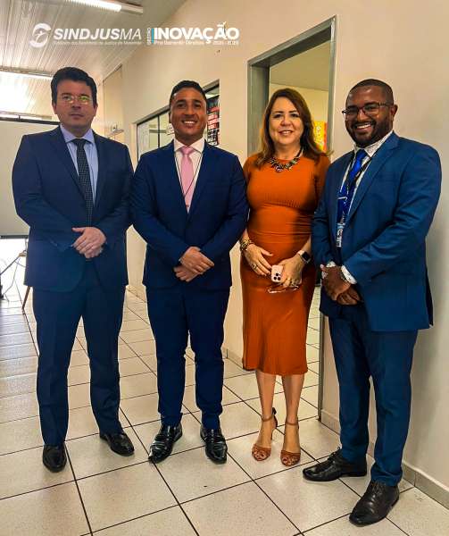 juiz Alexandre Sabino Meira, juiz Douglas da Guia, juíza Andréa Perlmutter e George Ferreira