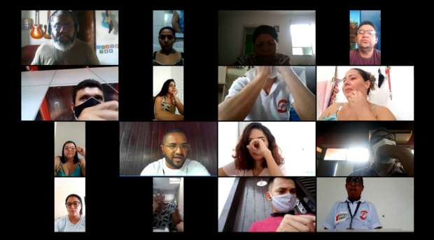 Reunião com os funcionários do Sindjus-MA